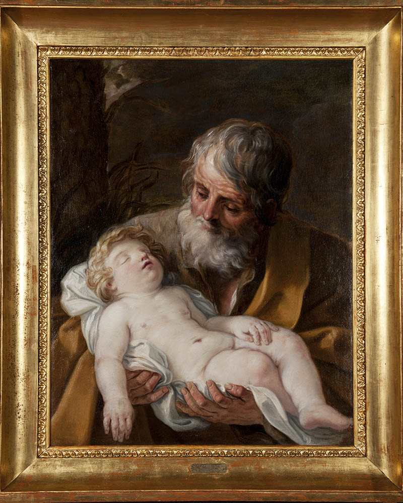 San Giuseppe con il Bambino dormiente